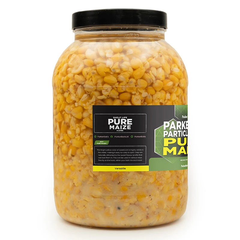 Parker Baits Pure Maize Jars 3 Litre